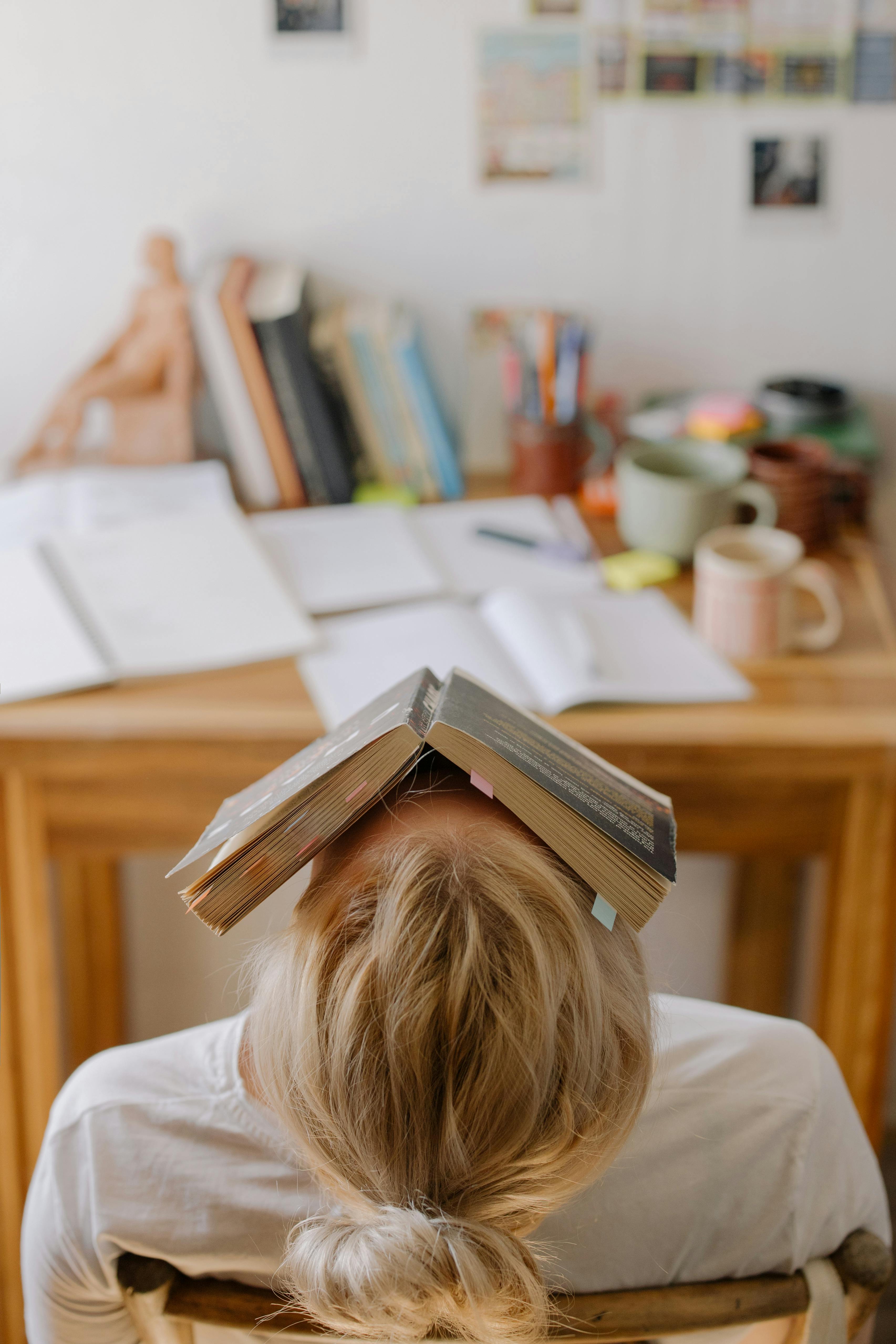 A GIRL READING