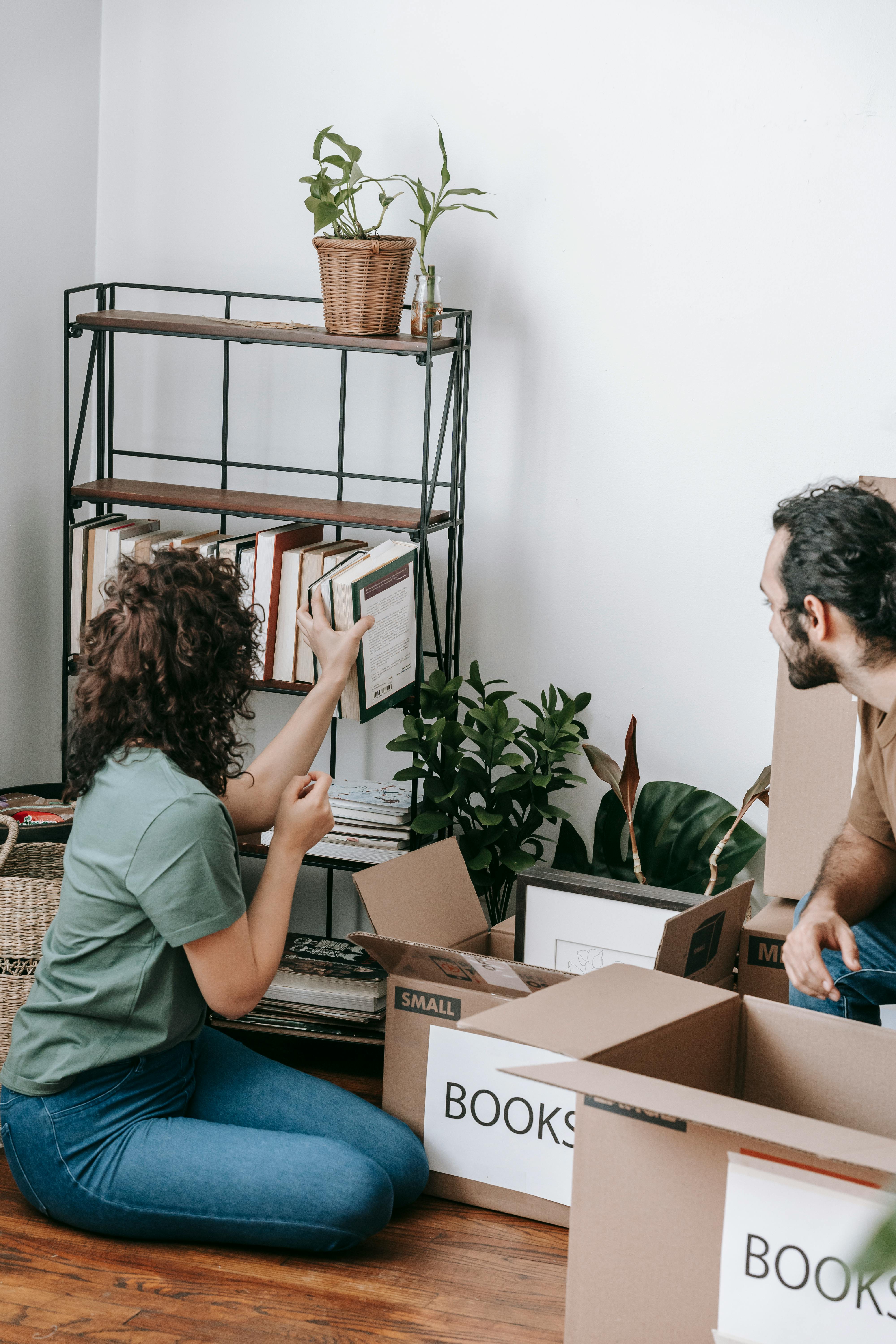 A couple moving on to van life