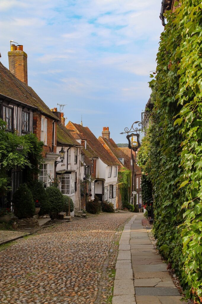 VIllage building in the UK