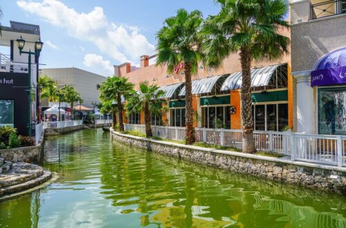 A canal in Cancun