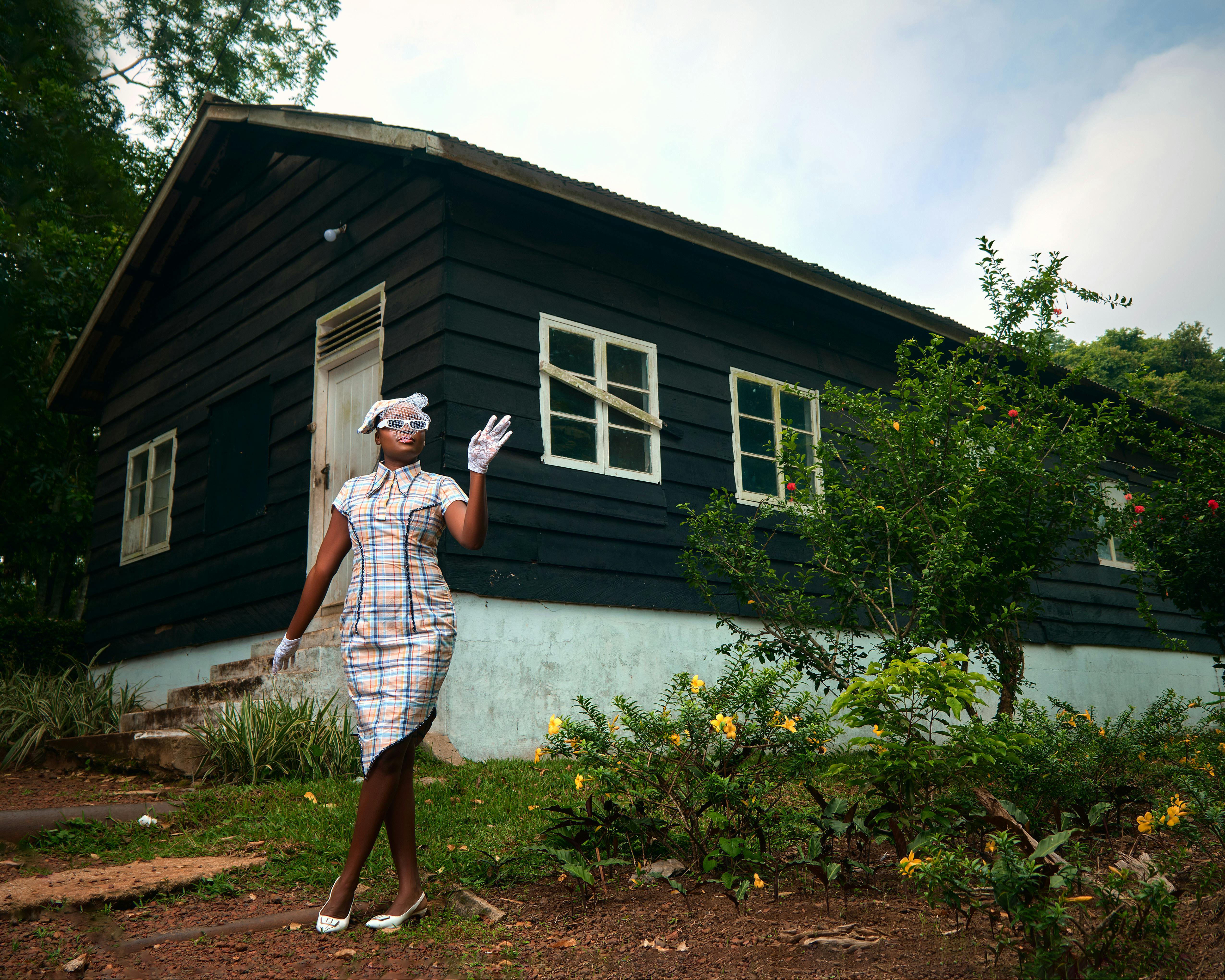 woman standing in front of Millbrook Village